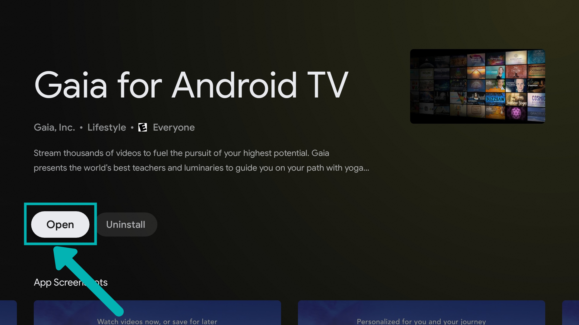 How do I install and log in to Gaia on my Android TV? – Gaia Help Center